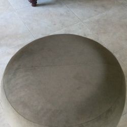 Foot Stool Ottoman Microfiber Leather 