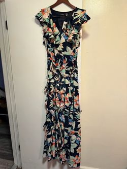 Lauren Ralph Lauren Floral Ruffle Maxi Dresssuze 6 new
