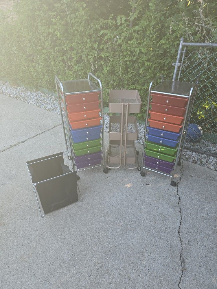 10 Drawers Organizer With Wheels