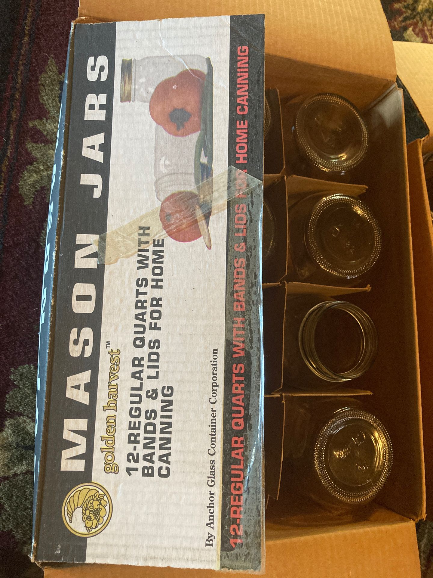 Mason canning jars