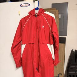 TYR Swim Parka Red