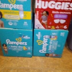 Pampers And Huggies 6