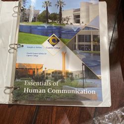Essentials Of Human Communication Textbook