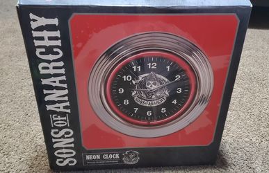 Sons Of Anarchy Neon Clock