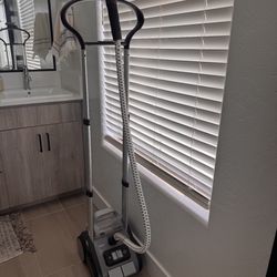 Rowenta IS9200 Precision Valet Commercial Garment Steamer 1550W Telescopic Full Size Automatic Cord Rewinder Accessories, Silver