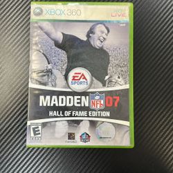 Madden NFL 07 Hall Of Fame Edition