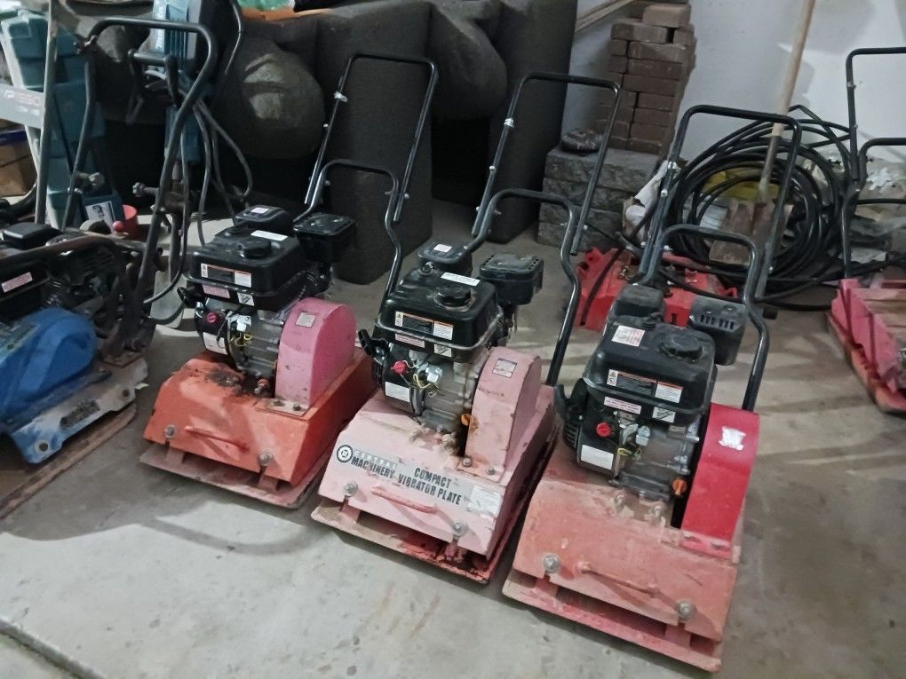 Plate Compactor And Power Brush $55 daily