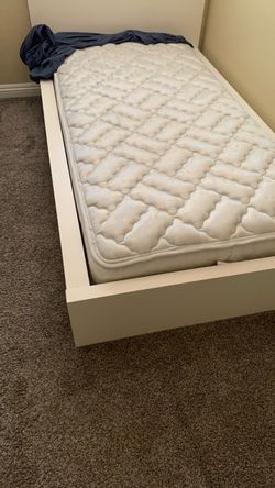 Single size bed frame and mattress included