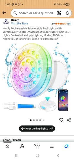LED WIRELESS POOL LIGHT