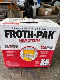 Froth-Pak Insulation and Sealant Spray Foam System, brand new