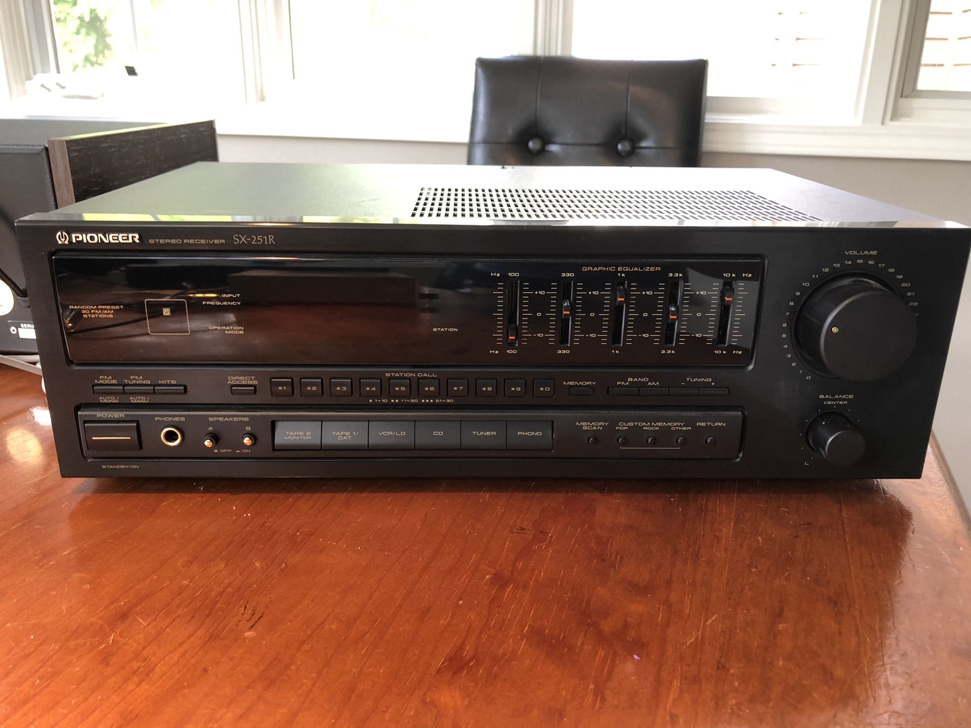 Pioneer Stereo Receiver Model SX-251R