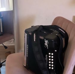 Hohner Panther Black Button Accordion