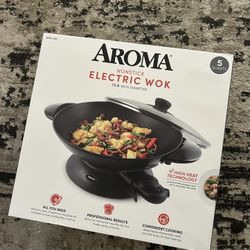5 QRT Electric Wok Nonstick