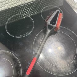 BBQ Grill Brush with Scrubber & Scraper 