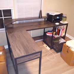 L Shaped Office Desk Need Gone Tonight Moving Tomorrow 