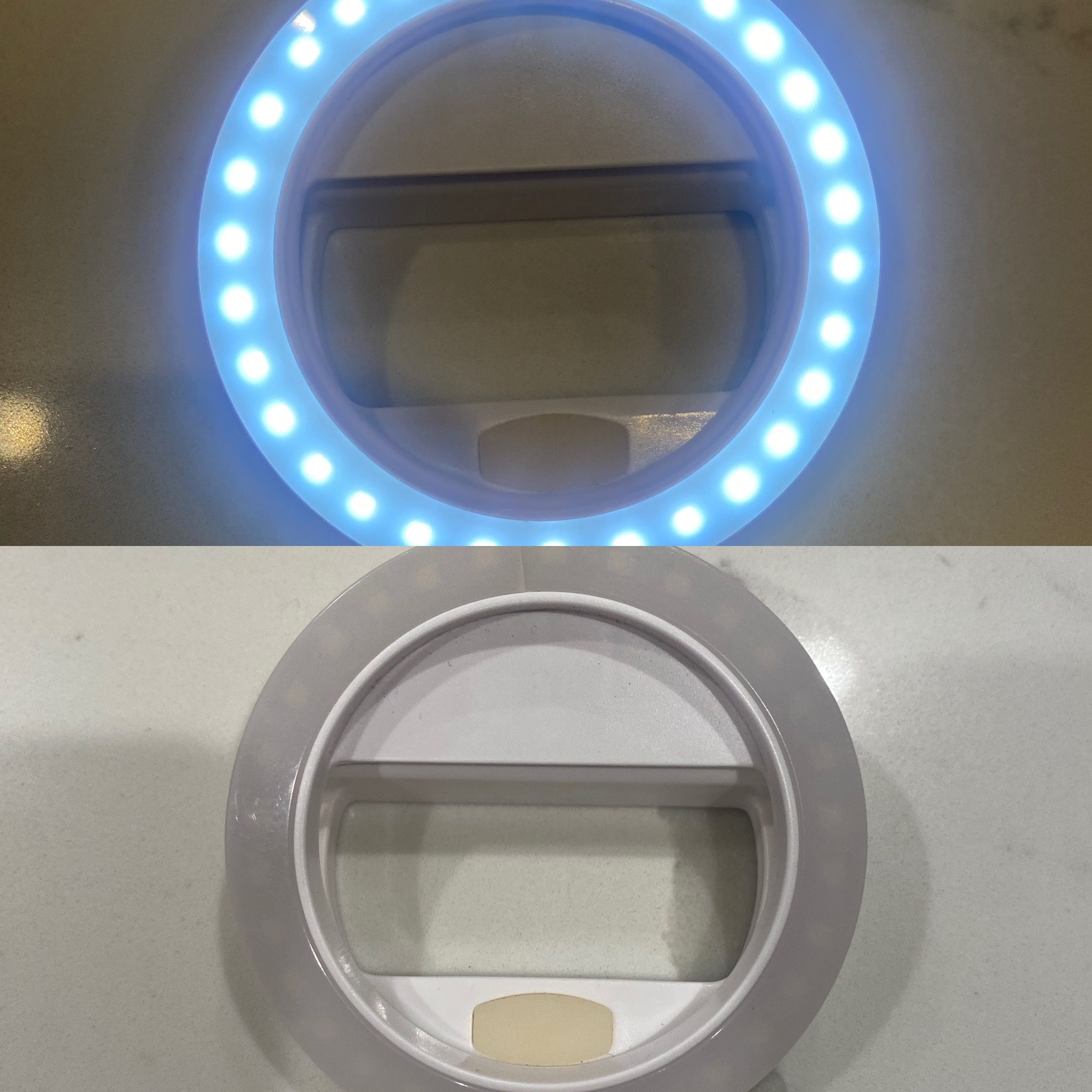 Portable Mini Clip-on Ring Light, 3.5 Inches Diameter