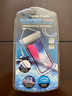 Premier Mobile Waterproof Phone Pouch with Aux Jack
