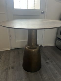 Bronze Metal Cafe Table