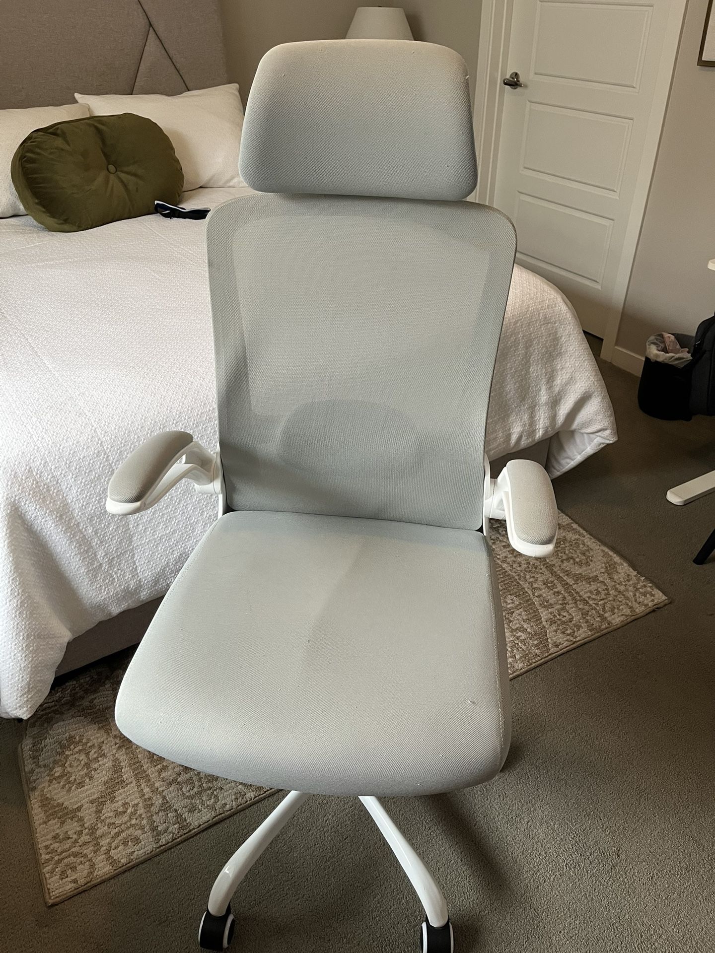 Desk Chair With Lumbar Support And Headrest