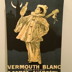 Vintage Poster/Picture on Canvas (18 In Wide / 24 In High / 1.5 In Deep)