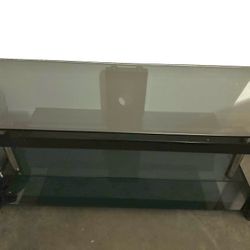 Entertainment Center 3-Tiered Glass