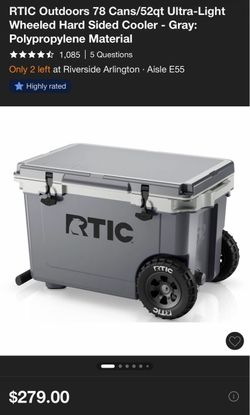 New RTIC cooler / 78 52qt capacity