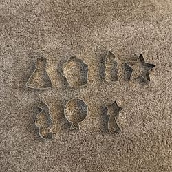 Celebration Cookie Cutters - Aluminum, Never Used 7 Pack