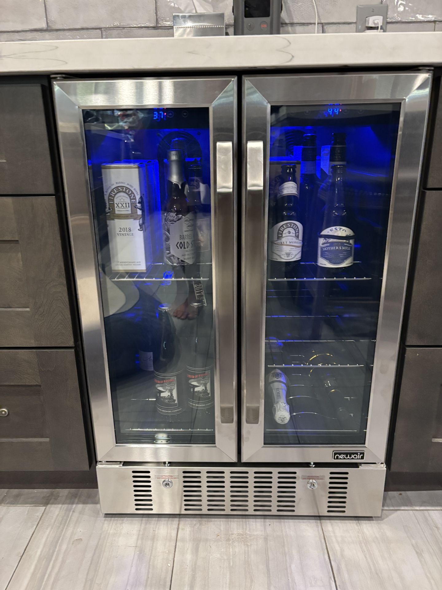 π· NewAir AWB-360DB Dual Zone Wine & Beverage Fridge β Needs Repair