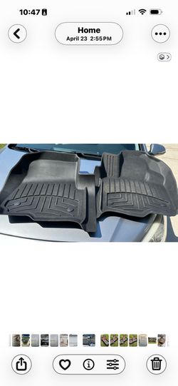 Black Weather Tec floor mats