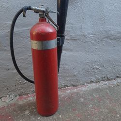 USN (U.S. NAVY) 15 Pounder CO2 Carbon Dioxide Fire EXTINGUISHER -' (Works!)