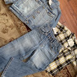Boys Jeans, Jean jacket,button up Shirt 