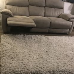 Reclining Gray Couch 