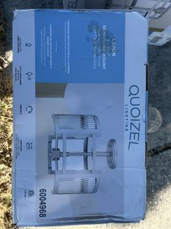 Quoizel 3 Light Semi Flush Mount Dimmable