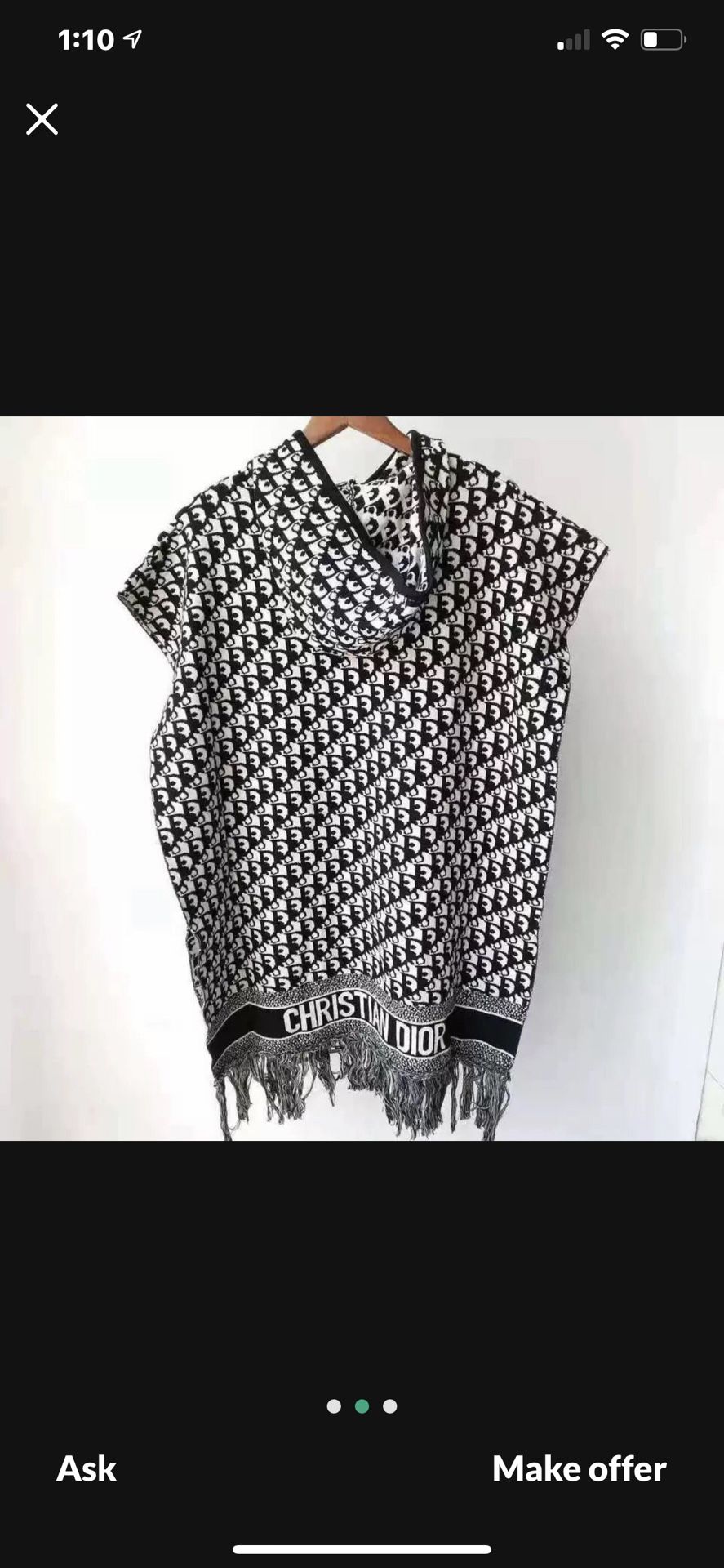 Dior Poncho