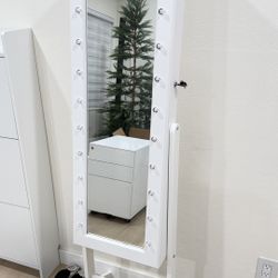 Mirror jewelry Cabinet