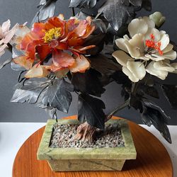 Chinese Antique Jade Bonsai Tree