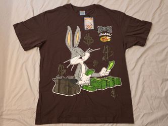 Shoe Palace x Looney tunes t shirt bugs money Xlarge brand new