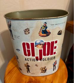 Vintage G.I. Joe Action Soldier Metal Wastebasket  $30. OBO
