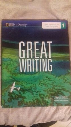 Great writing. English book