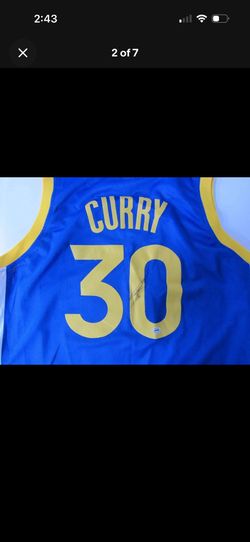 Stephen Curry Signed Golden State Warriors Jersey Auto w/ COA NBA MVP Autograph