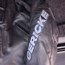 Gericke leather motorcycle jacket