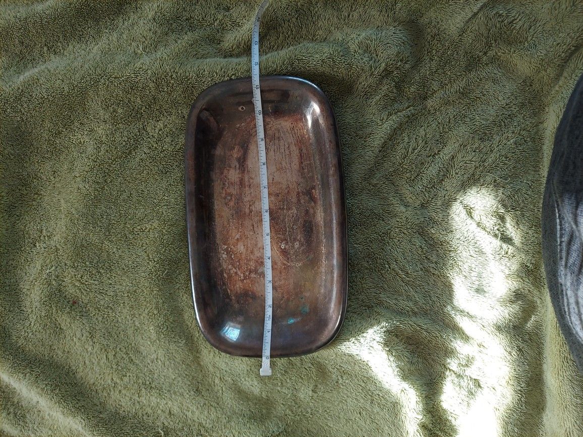 Wallace 453 Silver Plated Tray Vintage