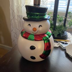 Snowman Cookie Jar