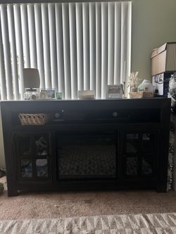 Electric Fireplace Entertainment Center