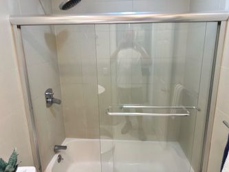 Shower Glass Sliding Door Halves