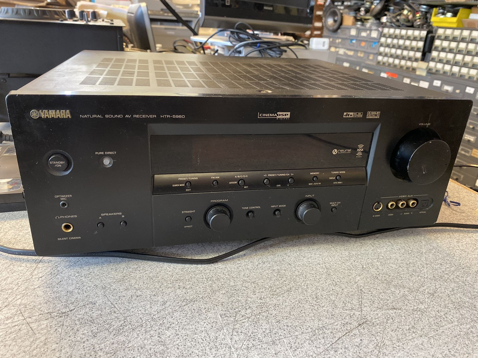 Yamaha HTR-5960 Natural Sound 7.1 CH AV Receiver Home Theater Receiver Working