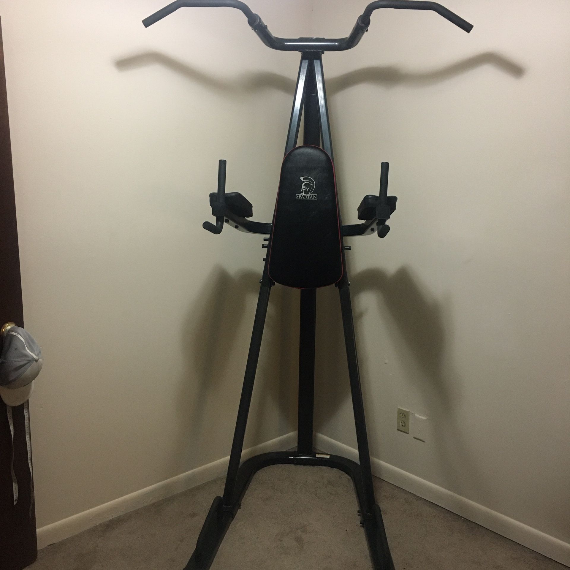 Spartan power tower(pull up-dips-push-up)+20 pounds dumbbells