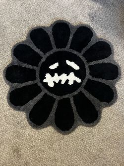 Trippy Flower Rug- Non Slip