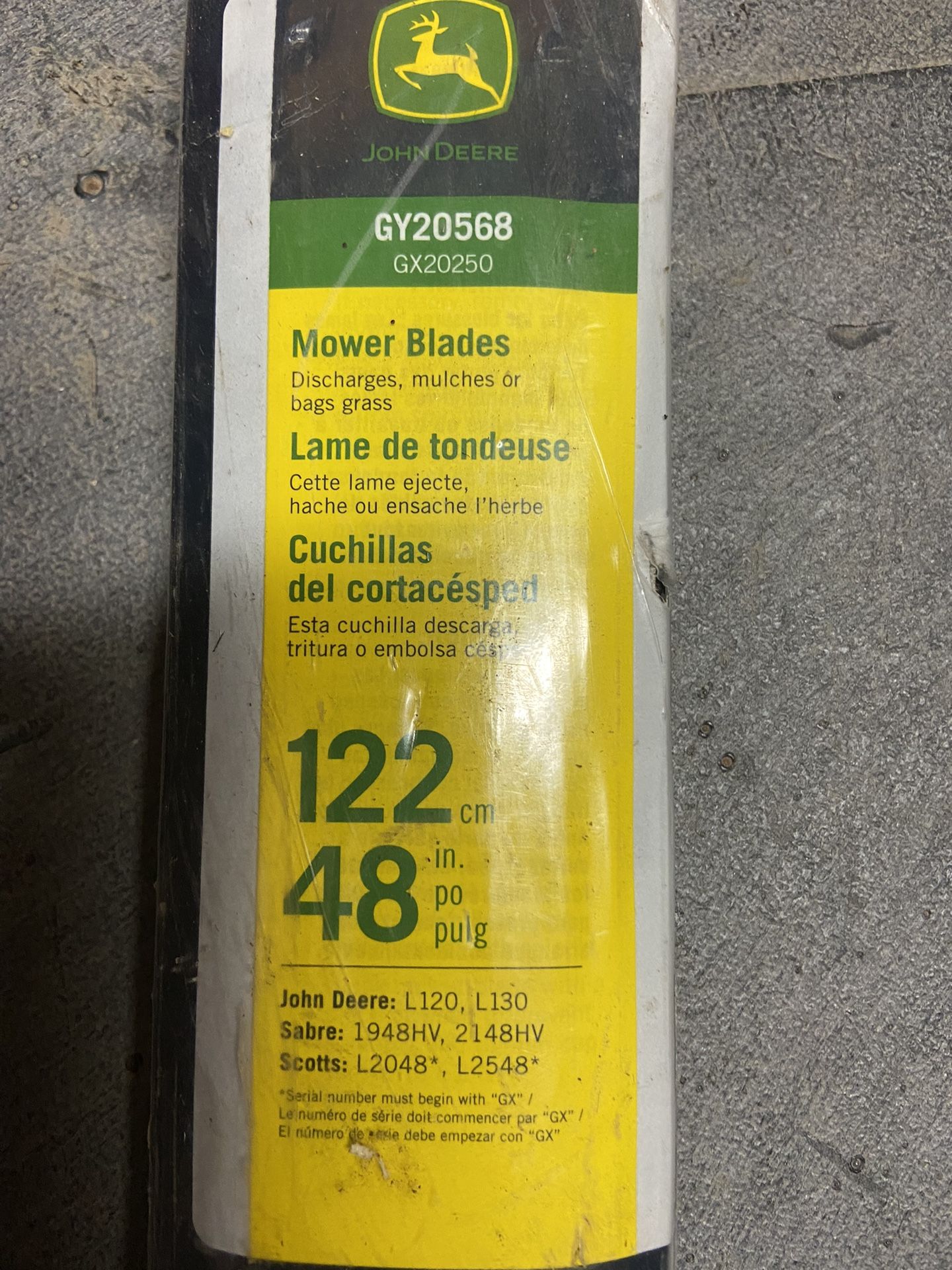 John Deere Mower Blade
