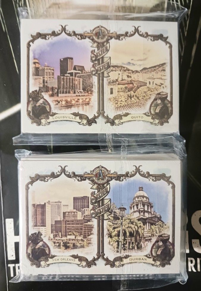 Super Nice Two Unopened Stacks Of Topps Allen And Ginter.. Sister Sister Collector's Cards Whole Set...